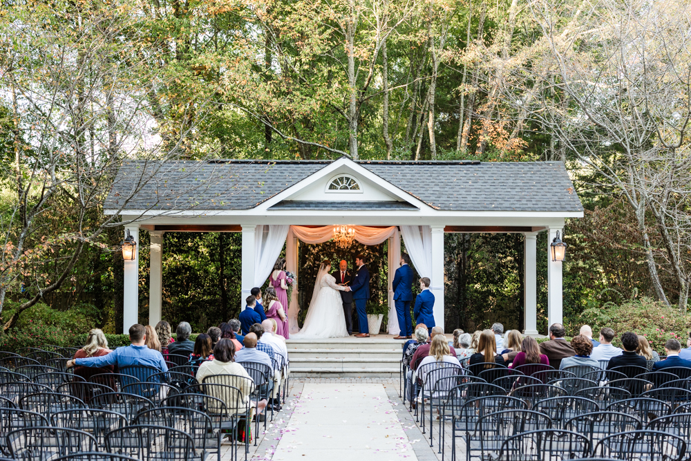 Huntsville wedding ceremony at Annabella at Cedar Glen