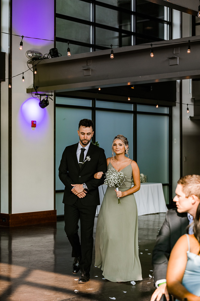 The Bridge Building wedding ceremony