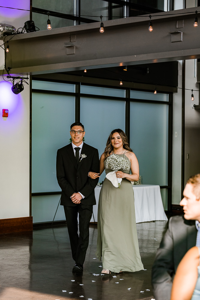 The Bridge Building wedding ceremony