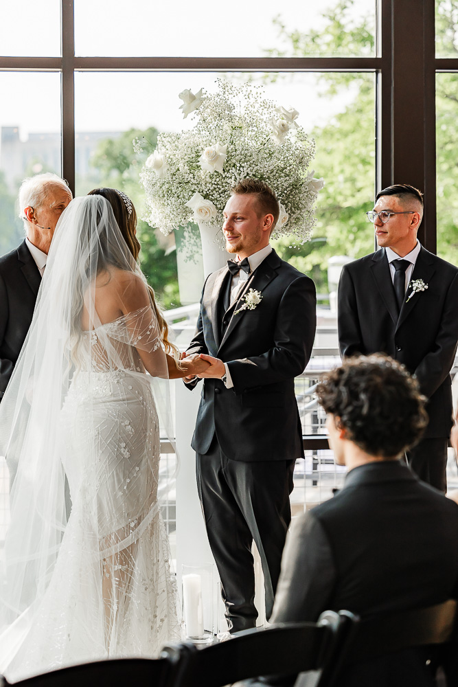 The Bridge Building wedding ceremony