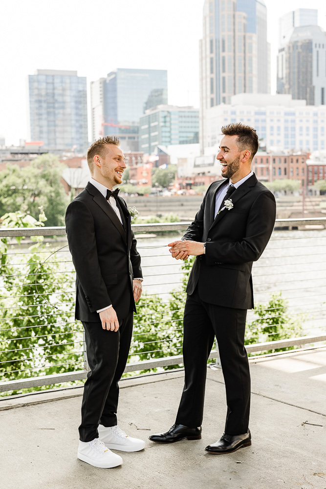 The Bridge Building groomsmen photos