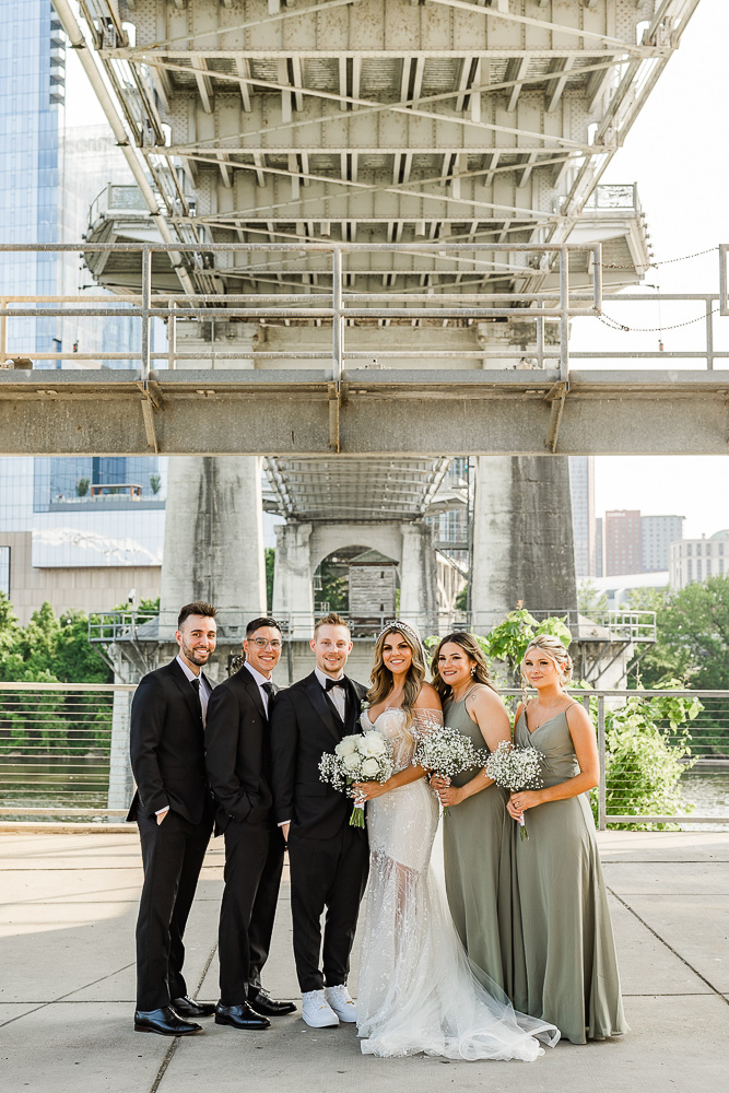 The Bridge Building groomsmen photos