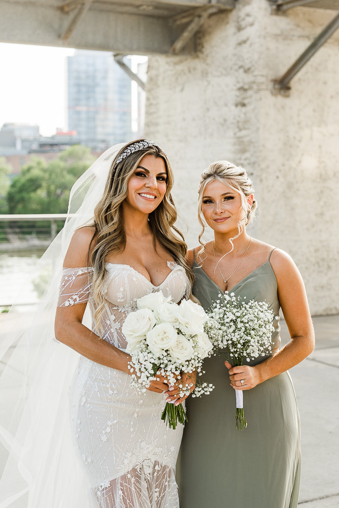 The Bridge Building bridesmaid photos
