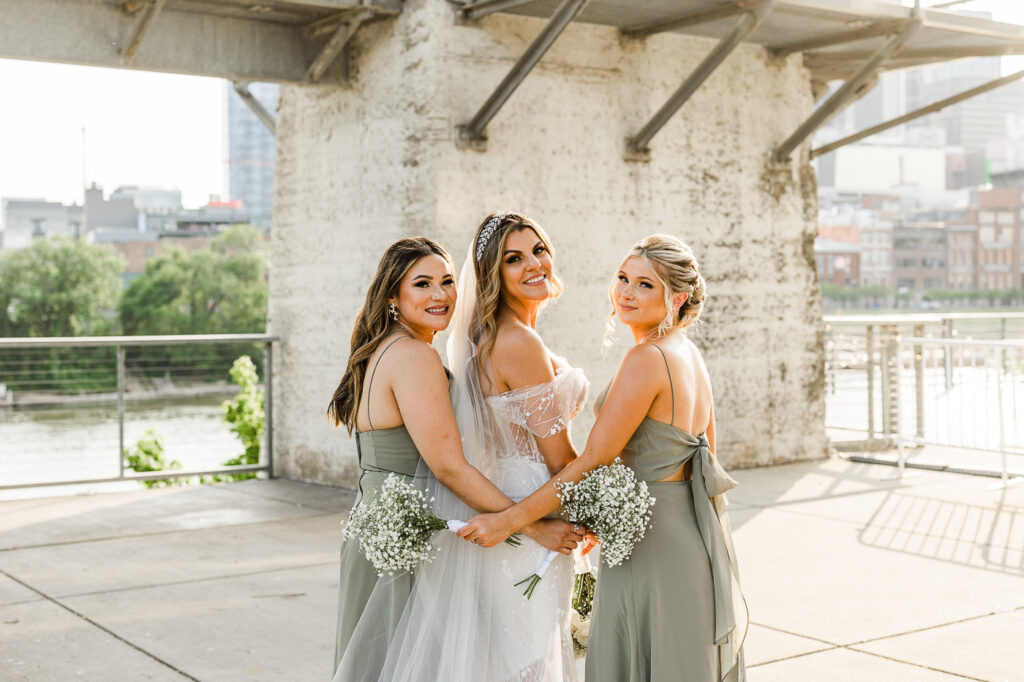 The Bridge Building bridesmaid photos