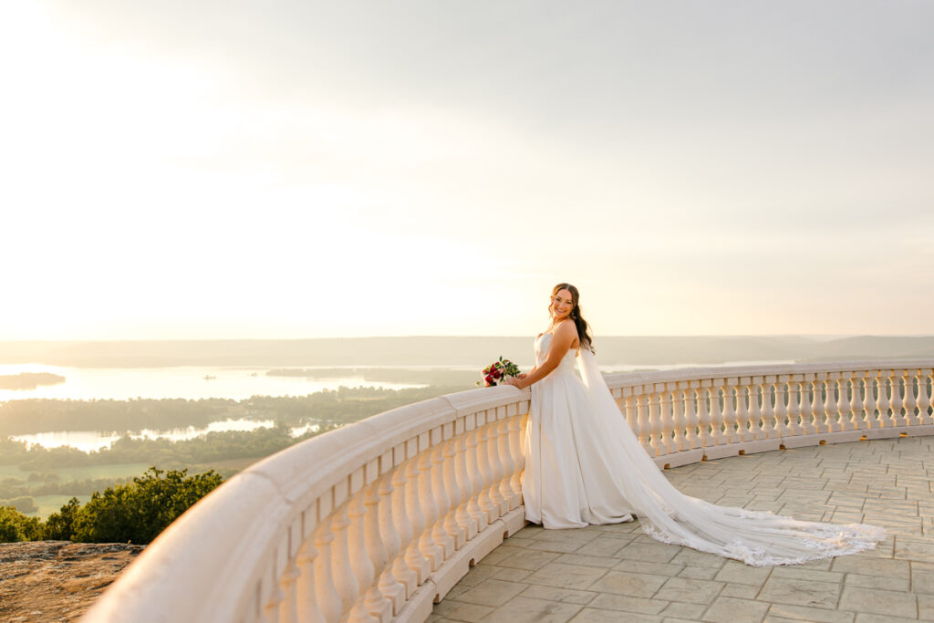Bridal portraits at Stone Haven wedding venue.