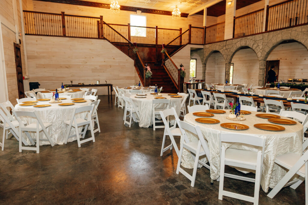 Reception space at Tayvin Gardens in Smiths Grove, KY.
