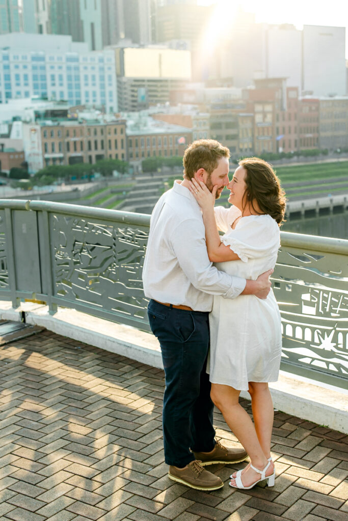 Romantic engagement session in Nashville, TN