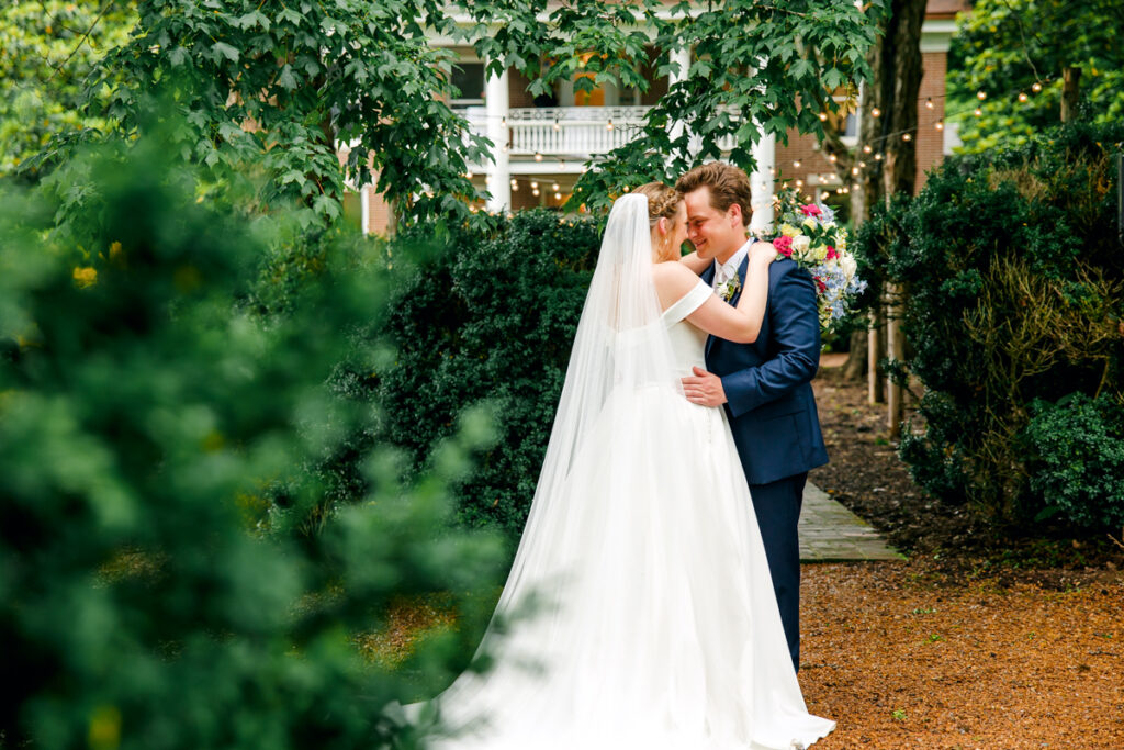 Bride and groom portraits at Homestead Manor