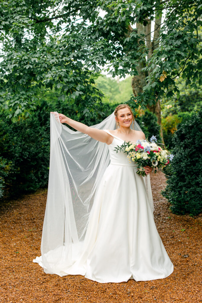Bridal portraits at Homestead Manor in Thompson's Station, TN